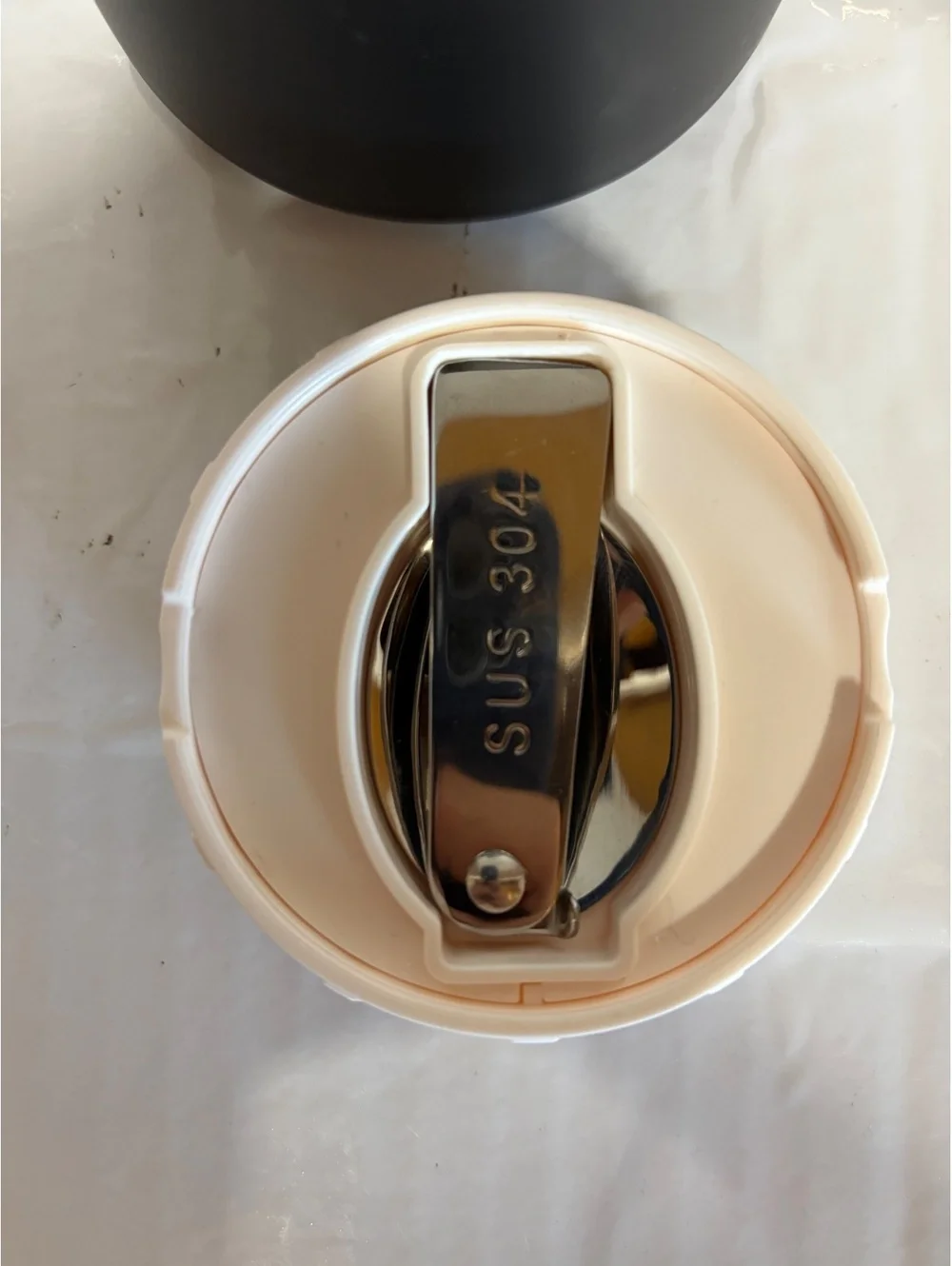 Black Stainless Steel Insulated Food Jar with Spoon and Lid